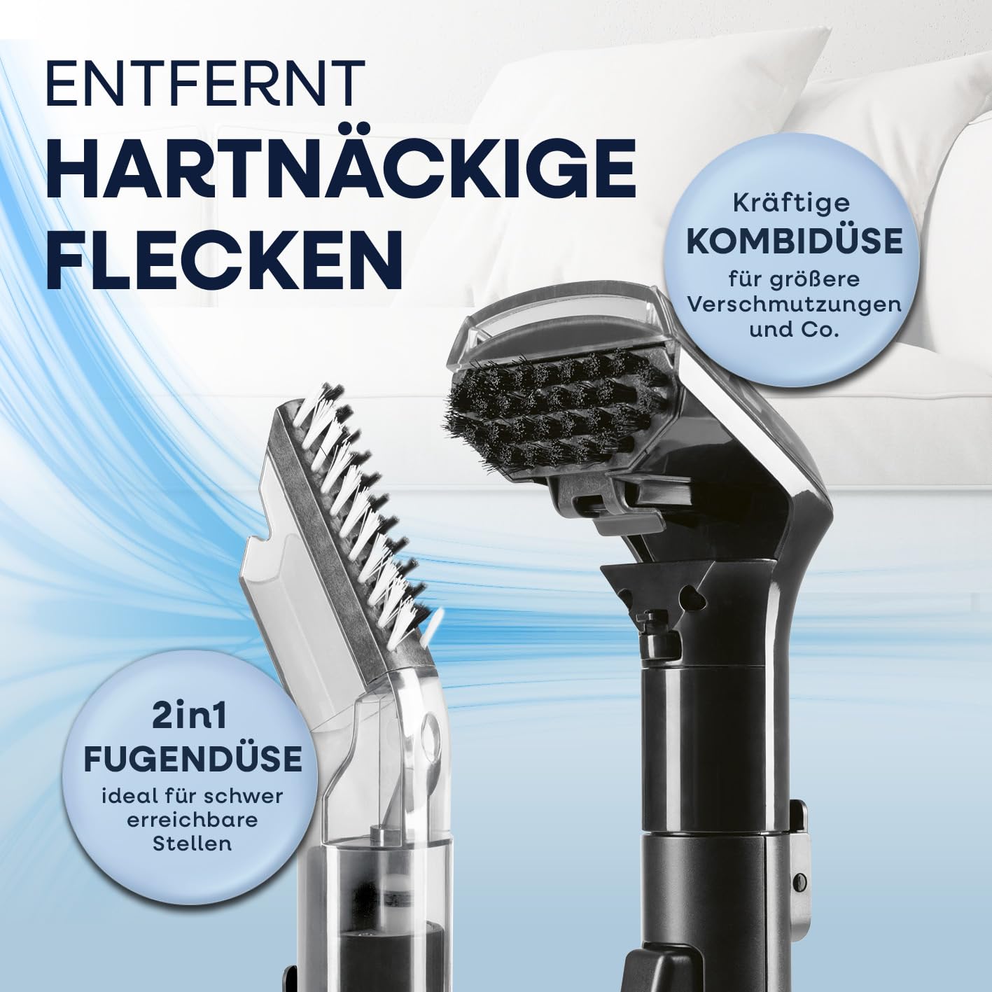 CLEANmaxx Pro Polsterreiniger Gerät 400W – Bild 6