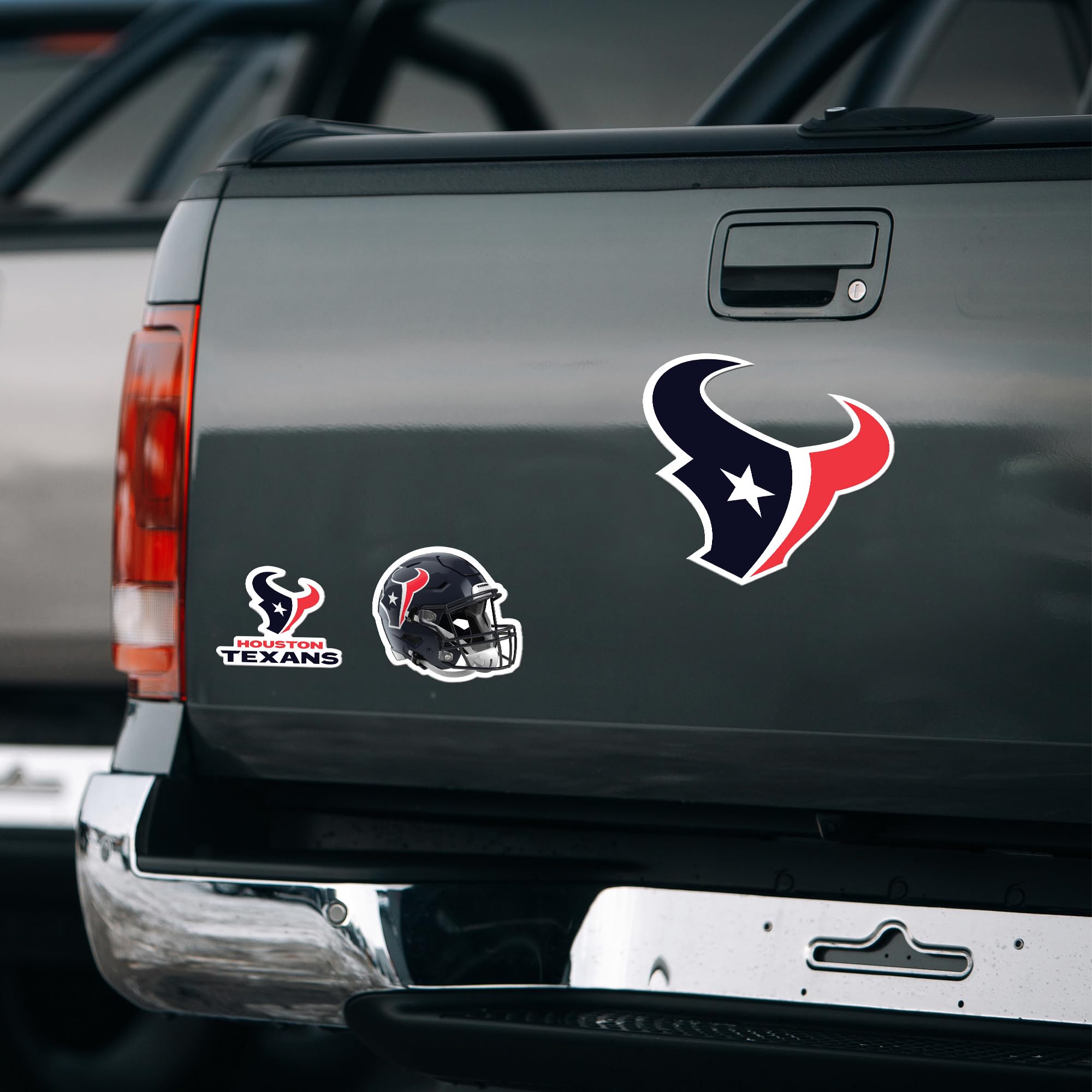 Rico Industries NFL Football Houston Texans 3 Piece Team Magnet Set 8.5