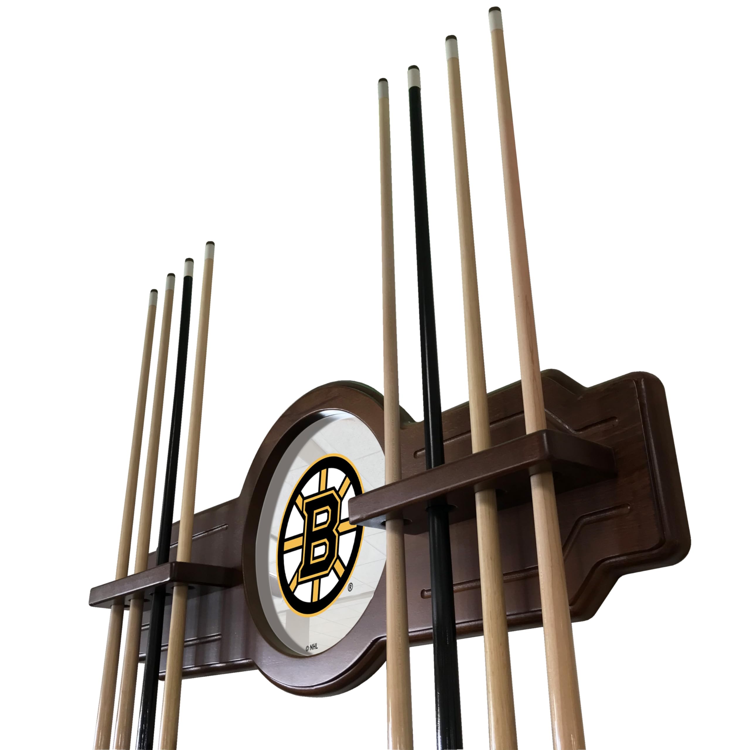 Holland Bar Stool Co. Boston Bruins Cue Rack in Black Finish