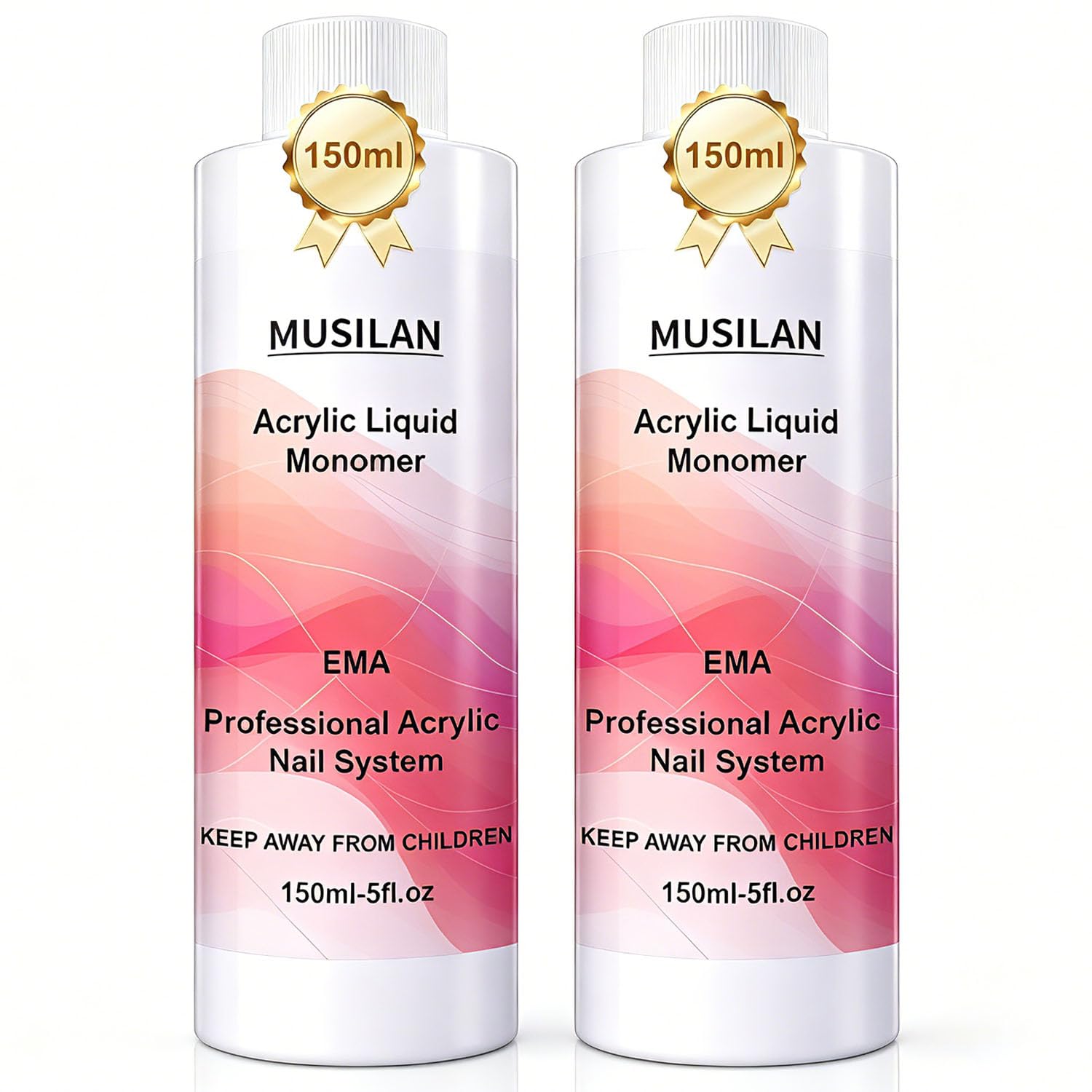 MUSILAN Monomer Acrylic Nail Liquid: 10fl.oz EMA Monomer For Acrylic Powder