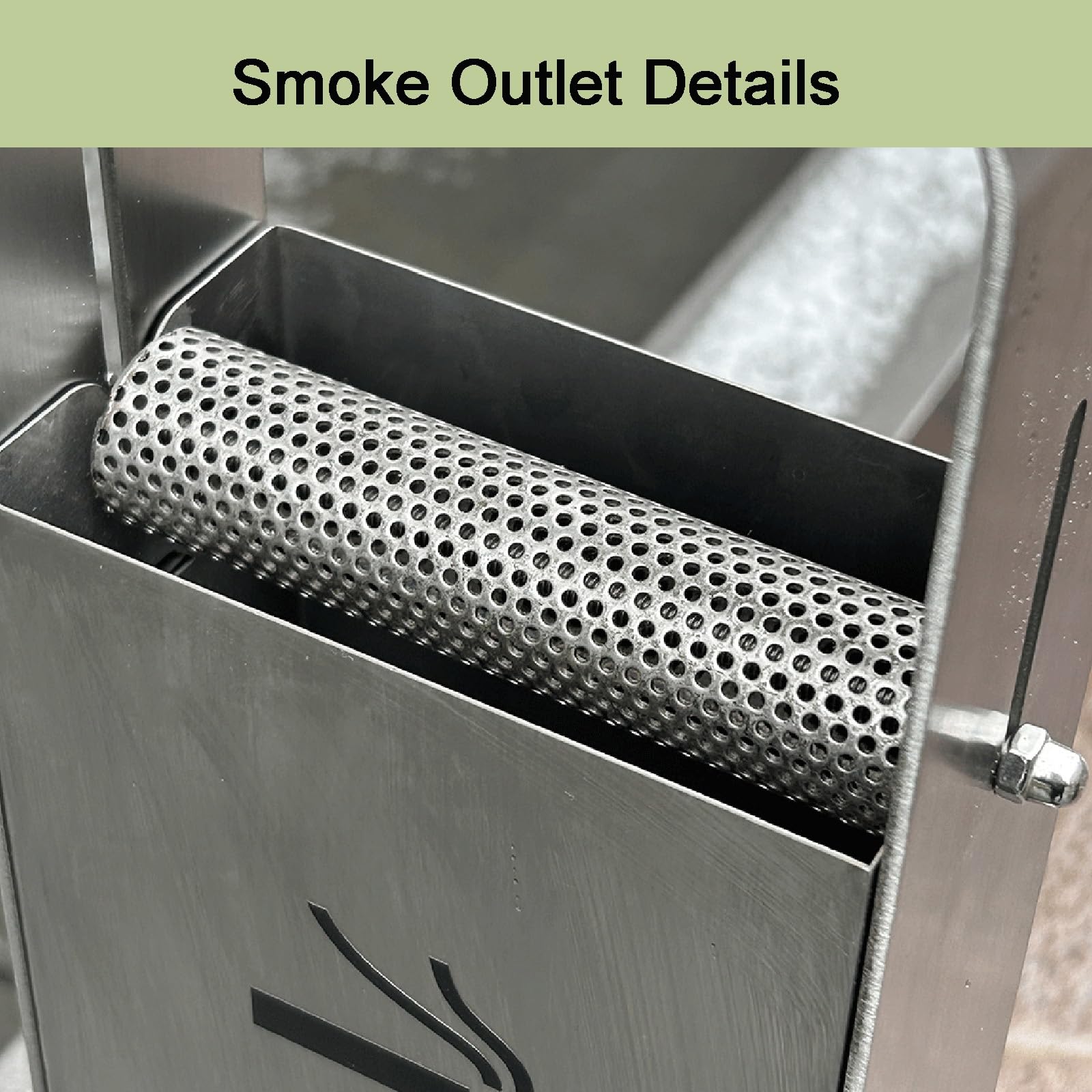 Couvercle Grille Cendrier Pour Poubelle Extérieure - Acier Inoxydable 25x25 Cm - Anti-odeurs, Anti-déformation