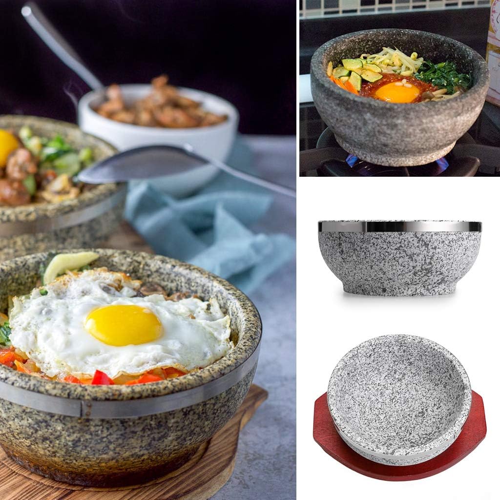 MDLUU Dolsot Bibimbap Granite Korean Image