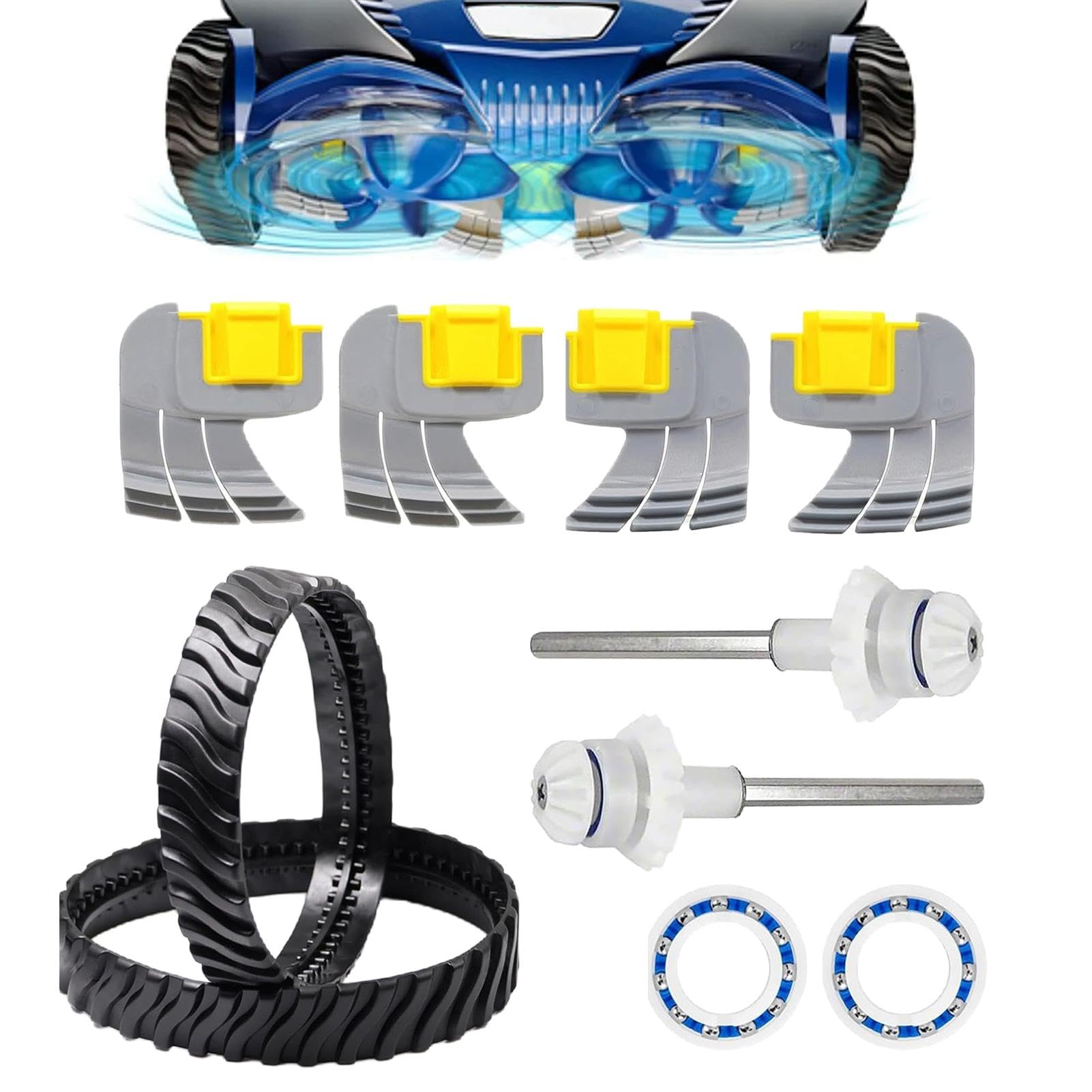 Kit de Repuesto para Limpiador de Piscina, Accesorio de Limpieza de Piscina para Limpiador de Piscinas MX8 y MX6