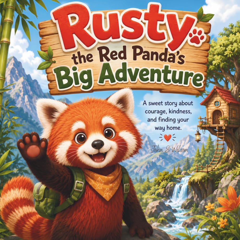 Rusty the Red Panda's Big Adventure: A Heartwarming Story of Courage, Kindness, and Friendship