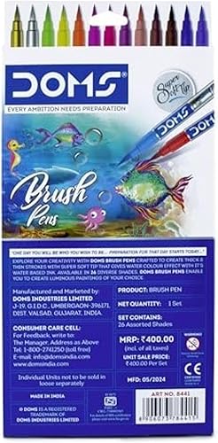 Miniatura 4 de Doms Bolígrafos de pincel (26 tonos)