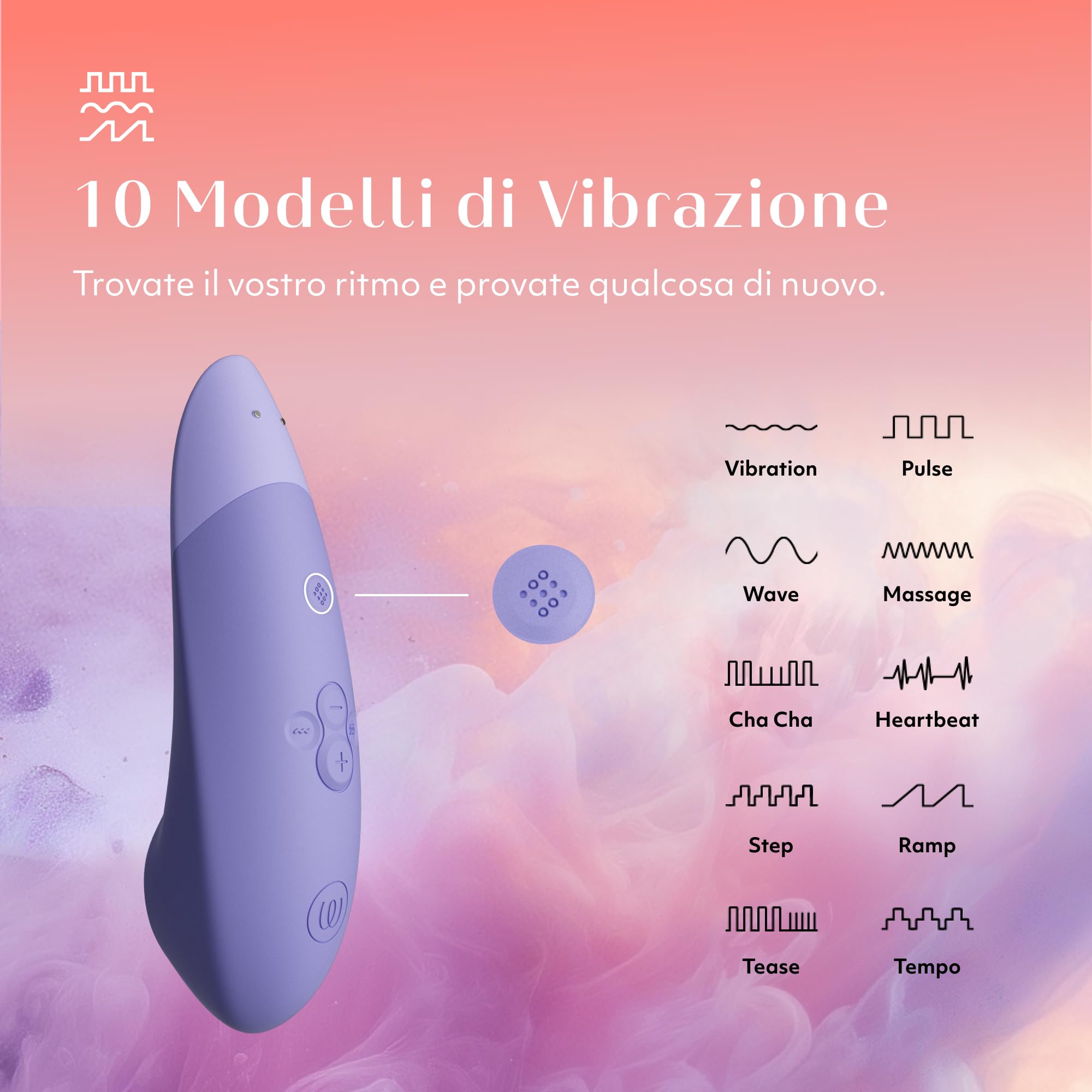 Womanizer Enhance 2-in-1 Vibratore e Succhia clitoride per donna | Sex toy doppia stimolazione clitoridea Pleasure Air e vibrazione | Giocattolo sessuale | Impermeabile Ricaricabile | Lillà