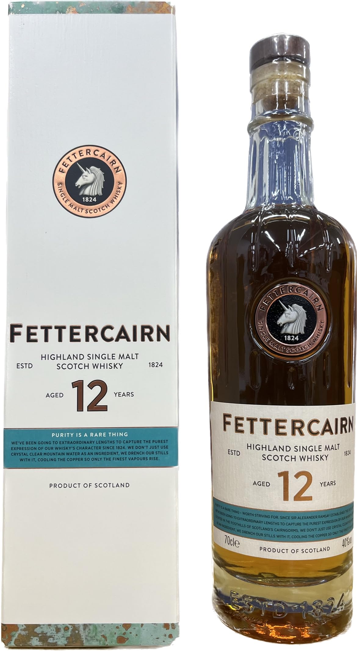 Amazon.co.jp: ウイスキー 40度 フェッターケアン (ケイアン) 12年