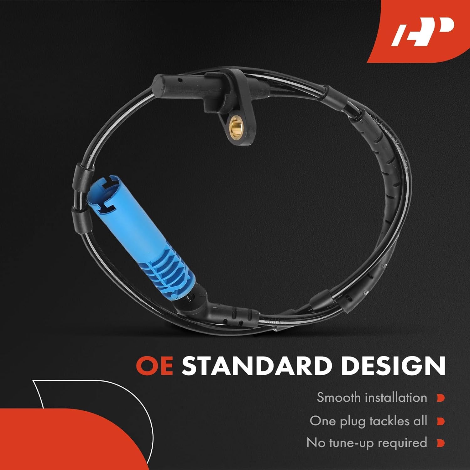 A-Premium 4PCS Front & Rear ABS Wheel Speed Sensor Compatible with BMW Models - E83 Series X3 2004-2010