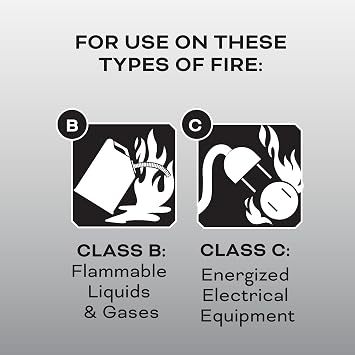 Kidde Auto Fire Extinguisher for Car & Truck, 5-B:C, 3.2 Lbs., Dry Chemical Extinguisher, Strap Bracket (Included) & Fire Extinguisher for Home, 1-A:10-B:C, Dry Chemical Extinguisher, Red