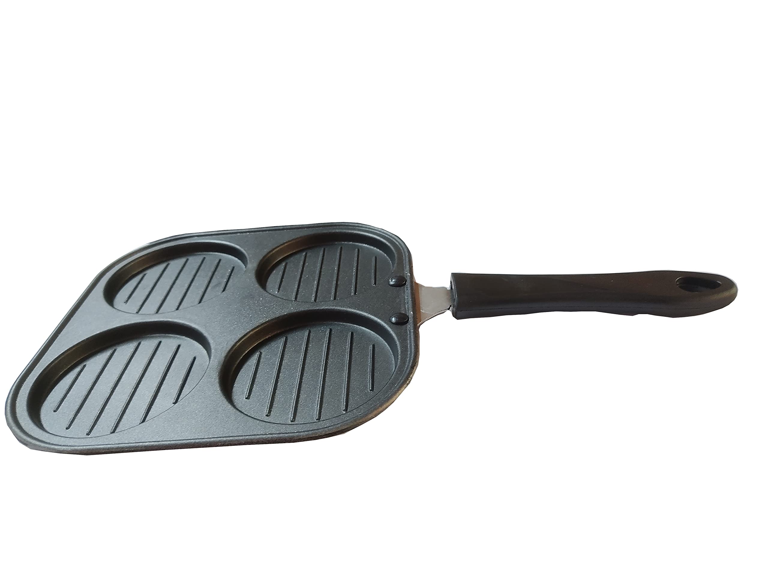 AggrandizeClassic Aluminum Grill Mini Uttapam Tawa/Multi Snack Maker 4 in 1