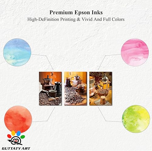 Miniatura 4 de Arte de pared de café para comedor, decoración de pared de comedor, imágenes para decoración de pared de cocina, arte de pared de granos de café