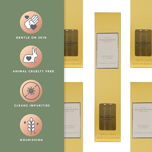 Miniatura 4 de Pecksniff's Inglaterra Grapefruit & Citron Difusor fragante de habitación, 3.4 fl oz3.38 fl oz