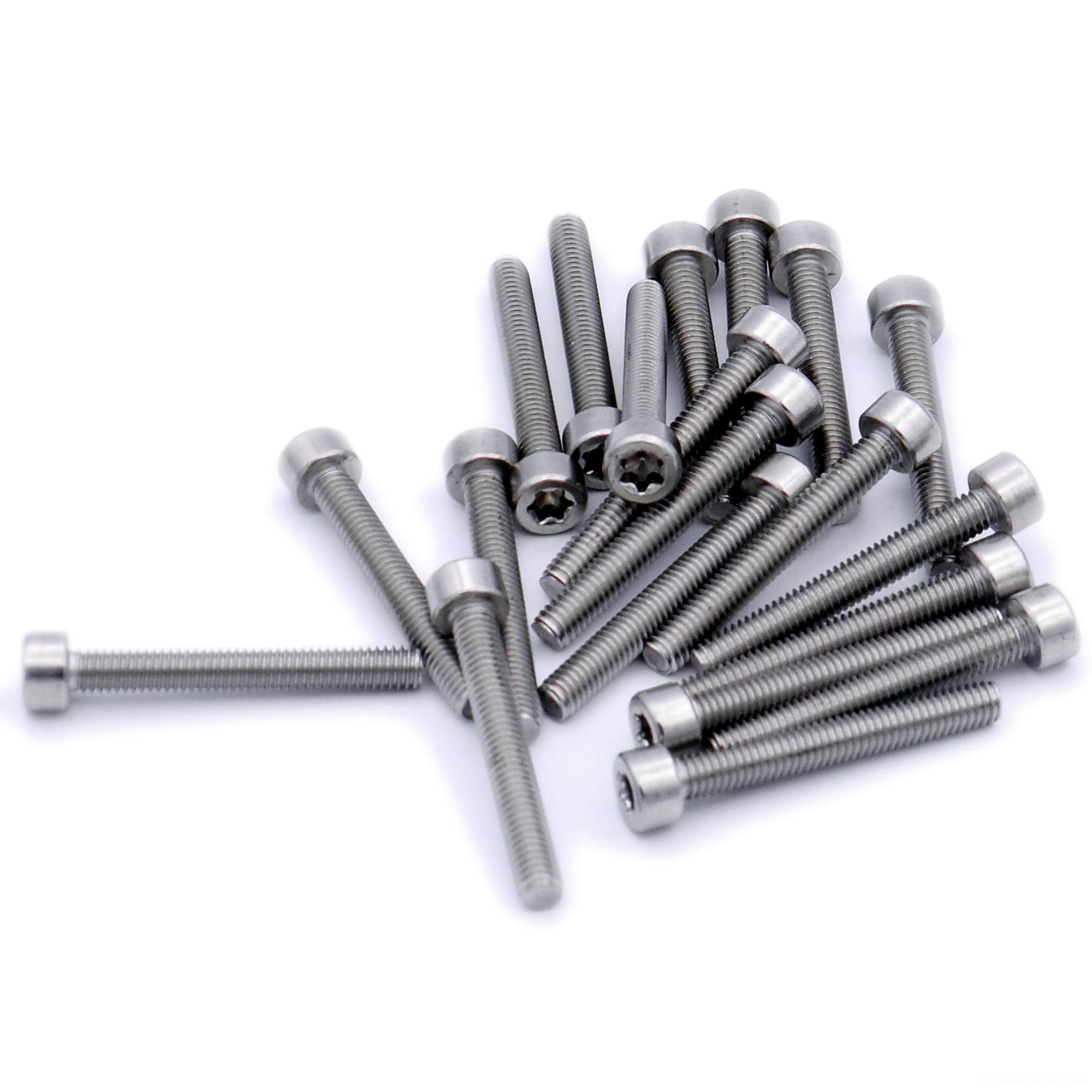 Singularity Supplies Silver M4 (4Mm X 30Mm) Tx Socket Cap Screw (Bolt) - Stainless Steel (A2) (Pack Of 20)