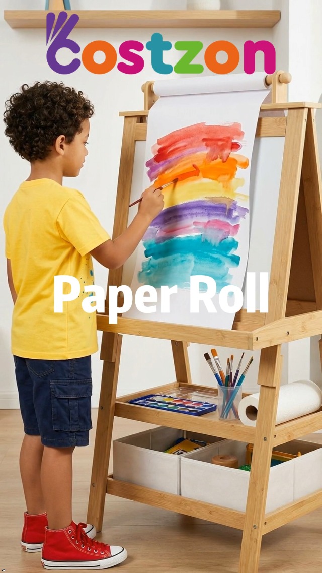 Amazon.com: Costzon Kids Art Easel, 3 in 1 Double-Sided Wooden