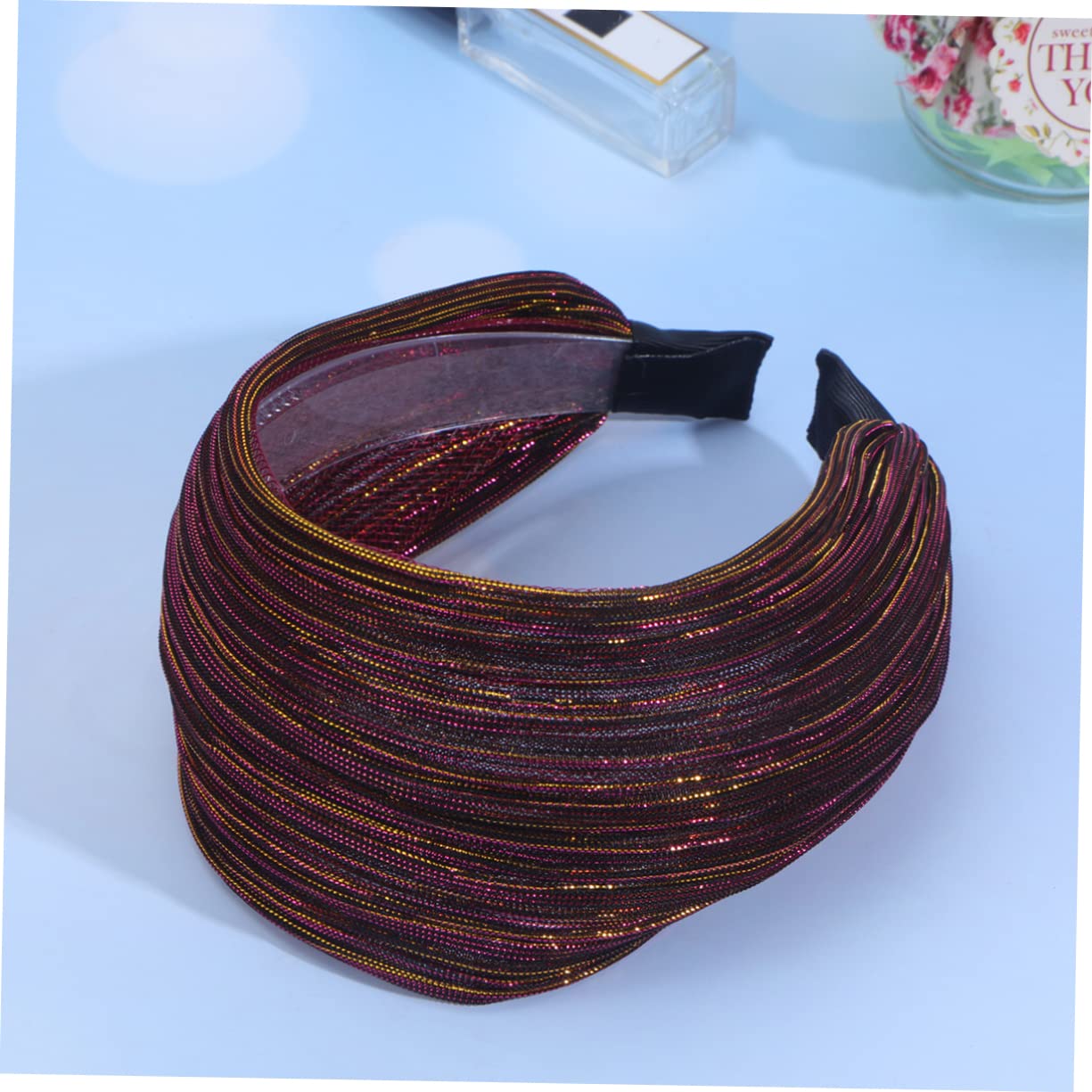 MAGICLULU 3 Diademas Anchas De Encaje Para Mujer Y Niña Accesorios De Moda Para El Cabello Banda De Tela Para El Cabello.