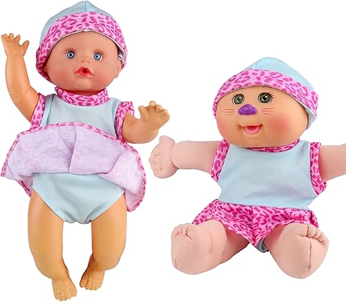 Miniatura 7 de 6 piezas para muñecas de bebé de 9-10-11 pulgadas, trajes de recién nacido con muñeca de oso, regalo de cumpleaños y Navidad