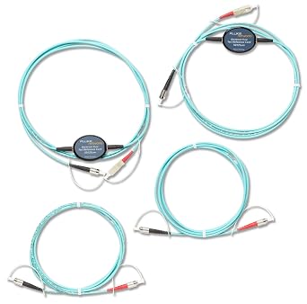 Fluke Networks MRC-50EFC-SCFCKIT Encircled Flux Compliant Test Reference Cord Kit for Testing 50 m FC Terminated Fibers