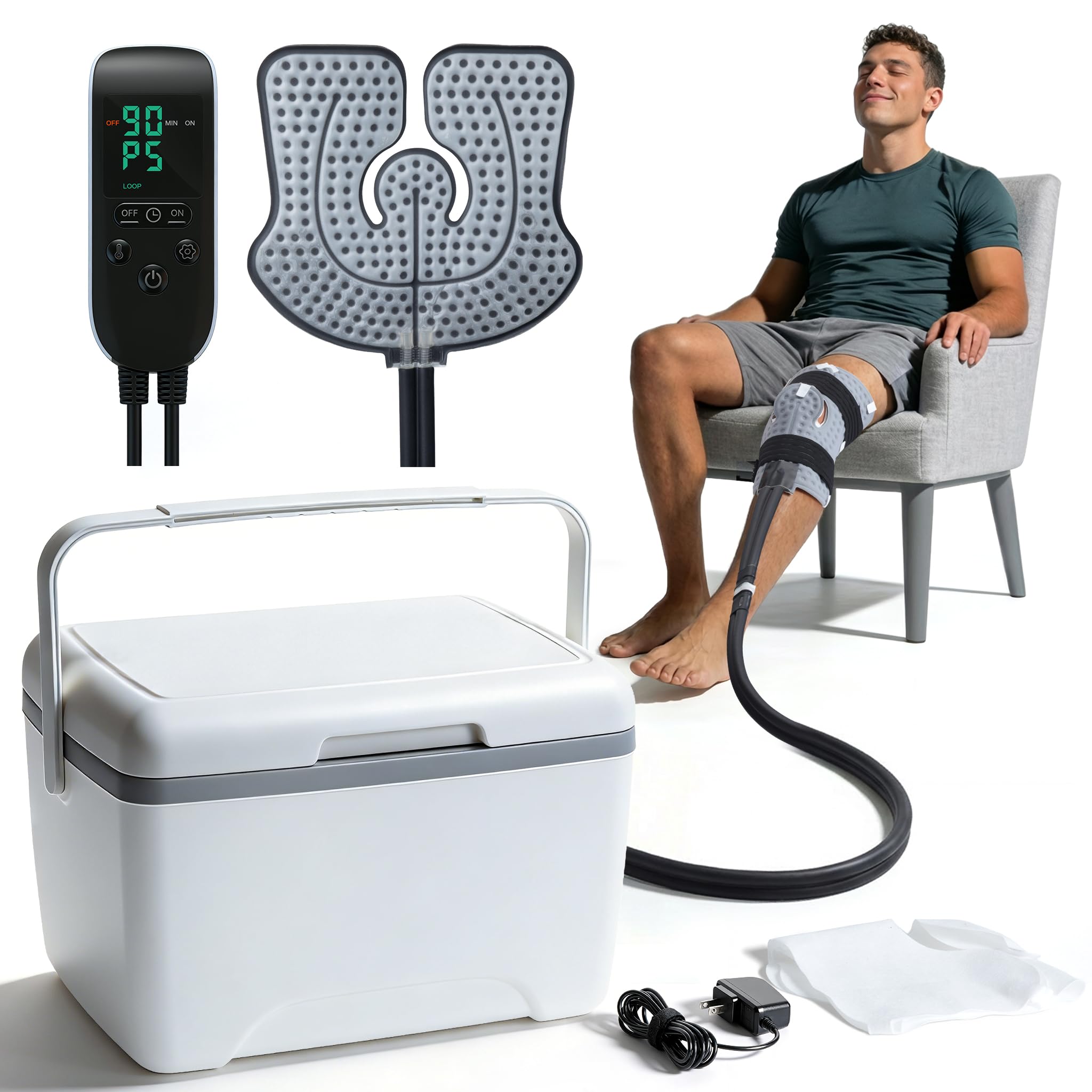 Photo 1 of ALLJOY Portable Cold Therapy Knee Machine