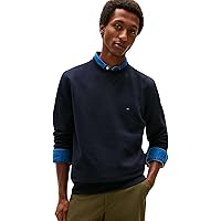 Tommy Hilfiger Uomo Felpa Essential Fleece Crew Neck Regular Fit