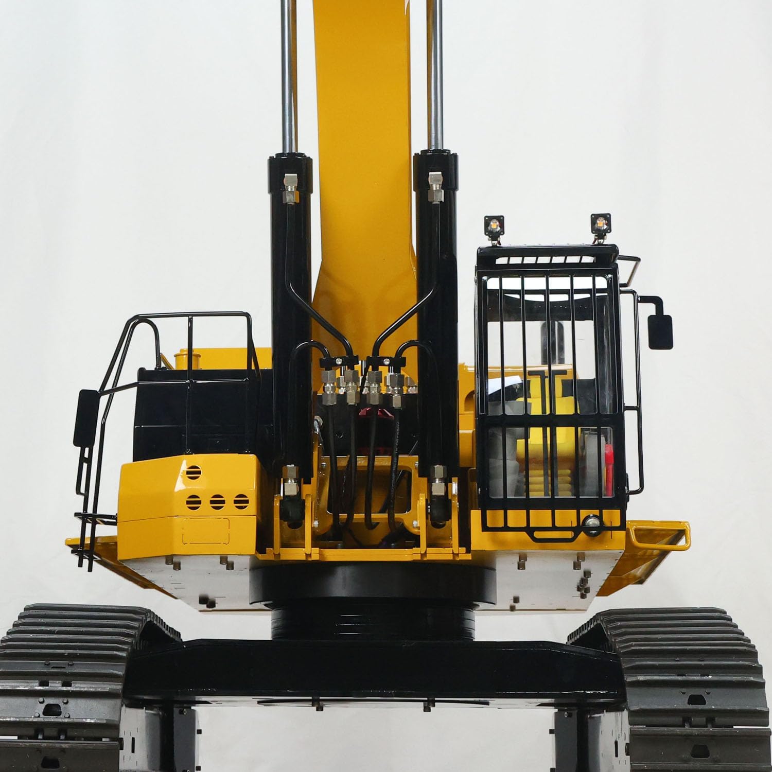 TOUCAN RC HOBBY 1/8 RC Hydraulic Huge Excavator 395 Metal Heavy Duty Digger RTR Radio Controlled Construction Vehicles Models Flysky Radio for Adult