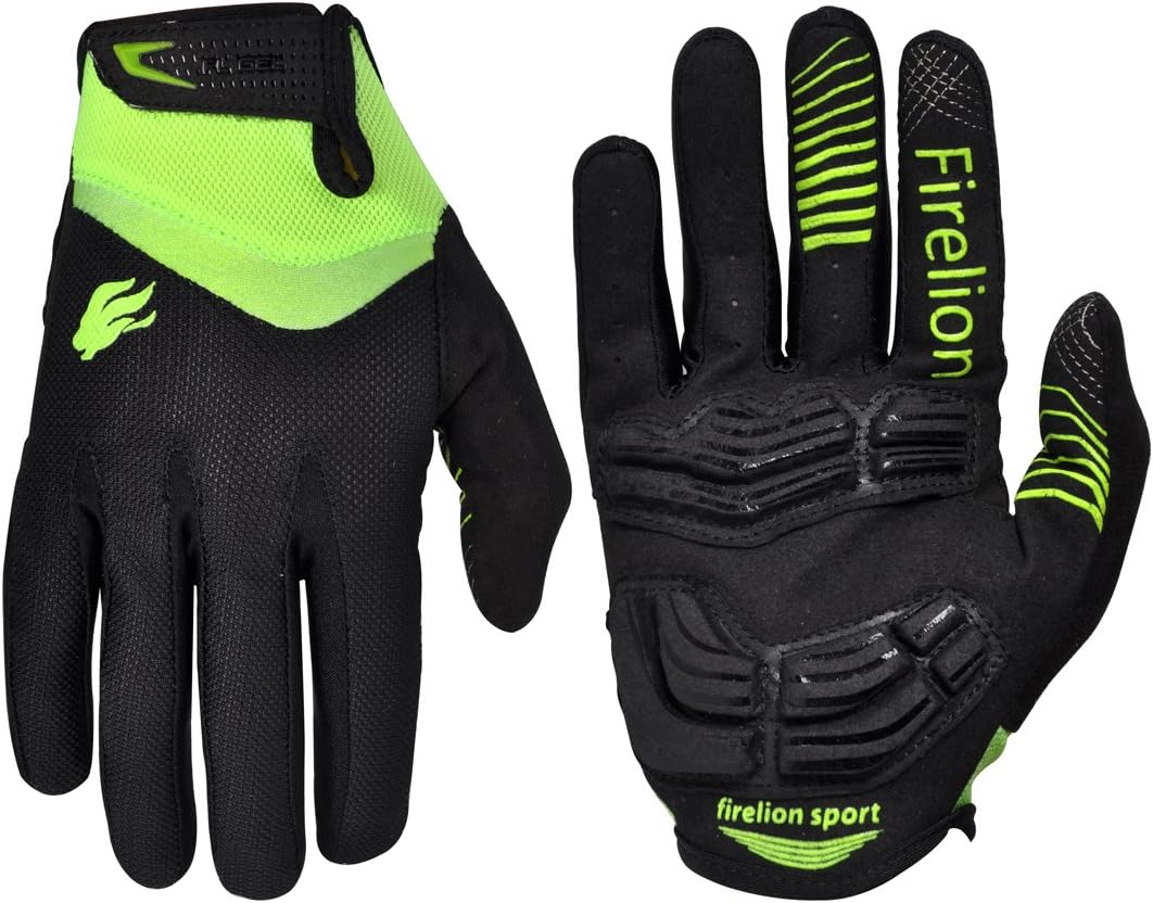 FIRELION Product Image Cycling Gloves Breathable Mountion Bike Bicycle Gloves - Gel Pad MTB DH Anti-Slip Shock-Absorbing