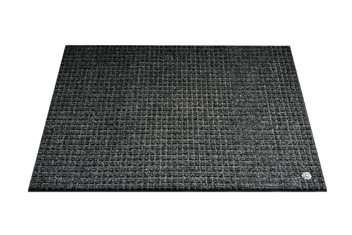 Ha-Ra Außen-Fußmatte Extrem: Rutschfeste Matte für den Außenbereich in Dunkelgrau, 55 x 86 cm, Licht- und wasserfest