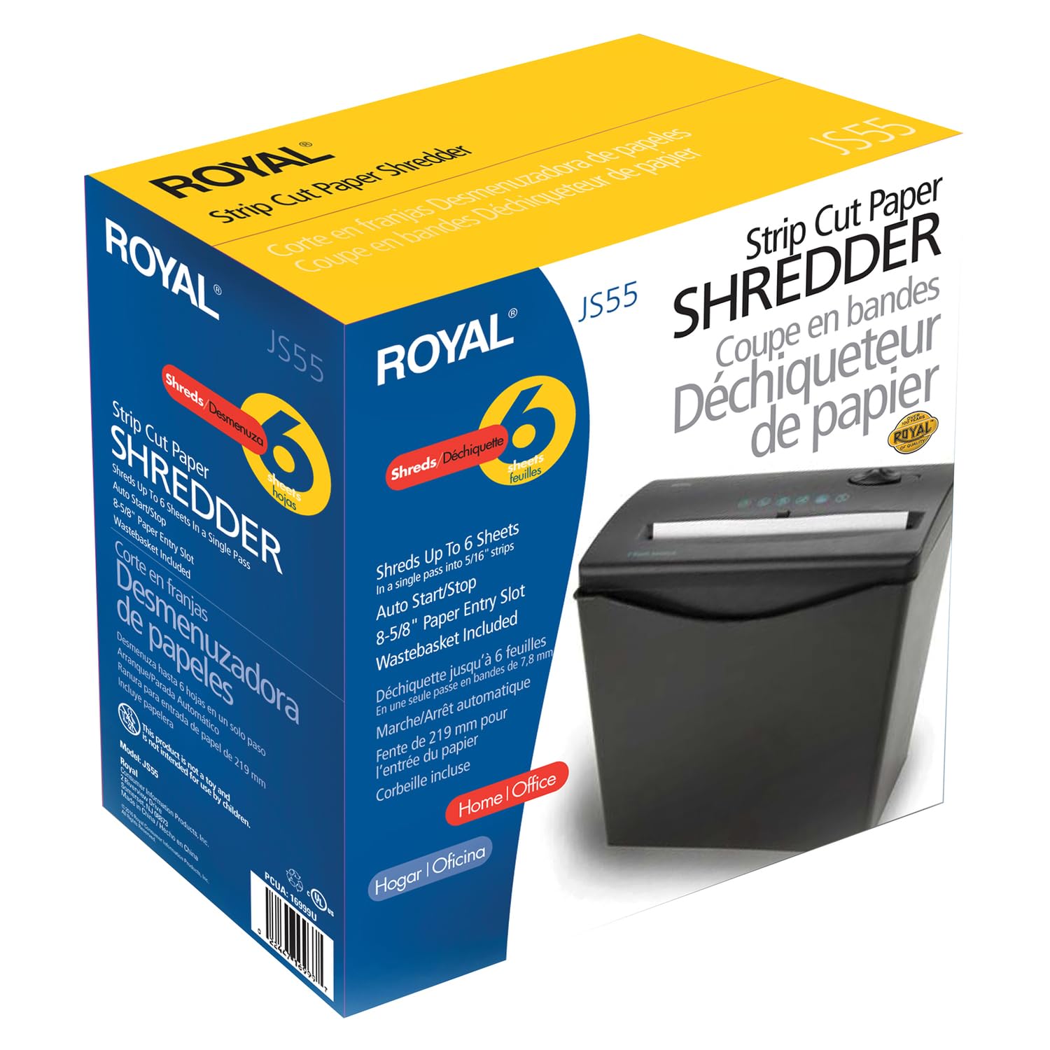 Amazon.com: Royal Sovereign Js55 Shredder With Basket - 5 Sheet
