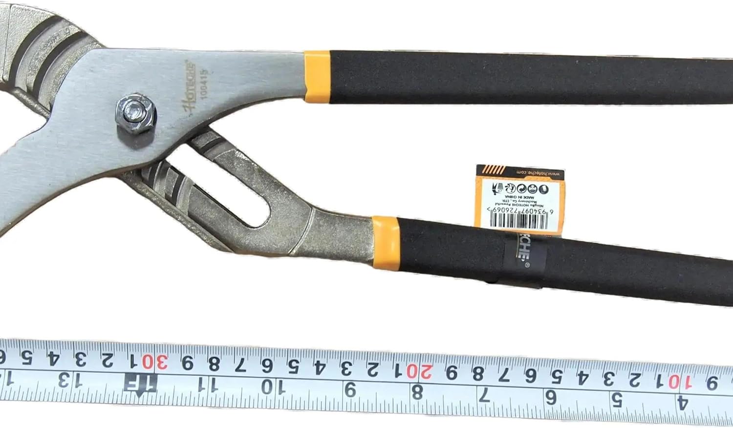 Hoteche 16" Tongue Groove Joint Pliers Comfort Grip