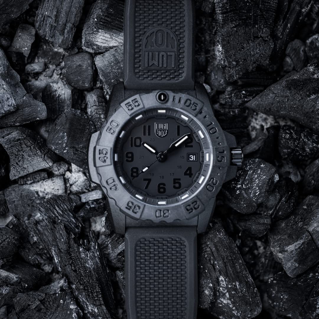 Luminox XS.3501.BO.F - Orologio analogico per unisex adulto automatico con cinturino in acciaio inossidabile, Non si applica, striscia