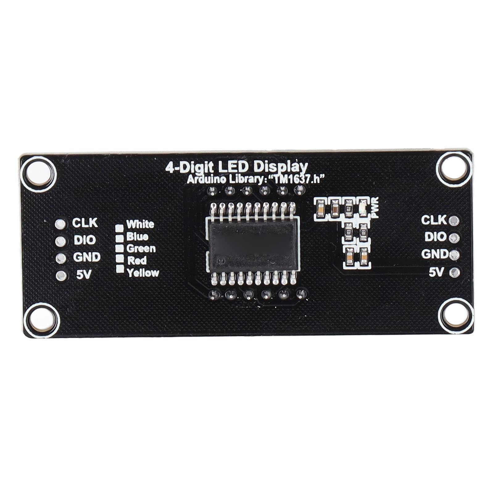 0.56in LED Display Module 4 Digit 7 Segment Digital Tube Clock Module with Pin Header 5V