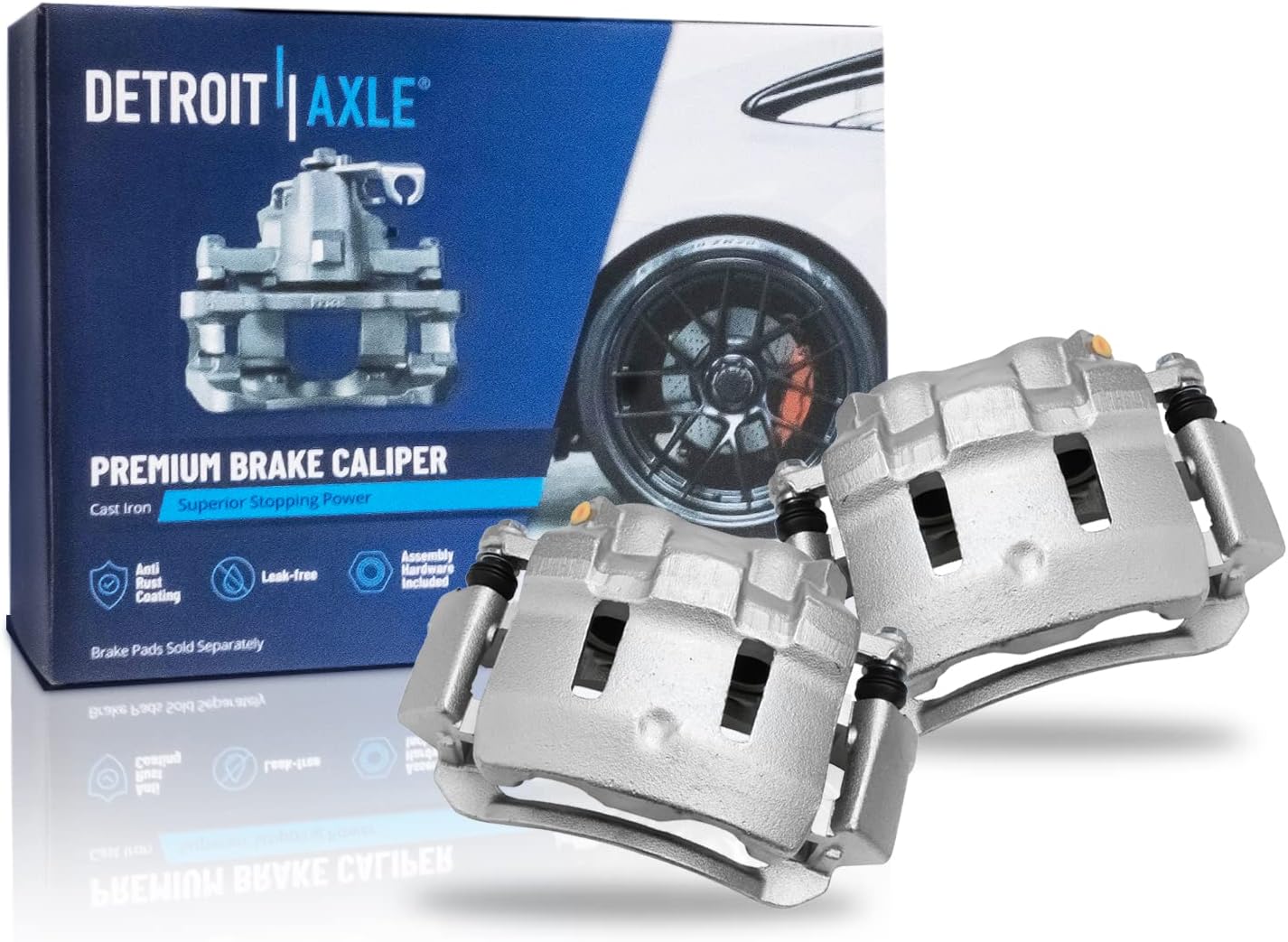 4pc Front & Rear Disc Brake Calipers Kit