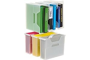 Versatile IRIS Plastic Hanging File Box for Efficient Organization