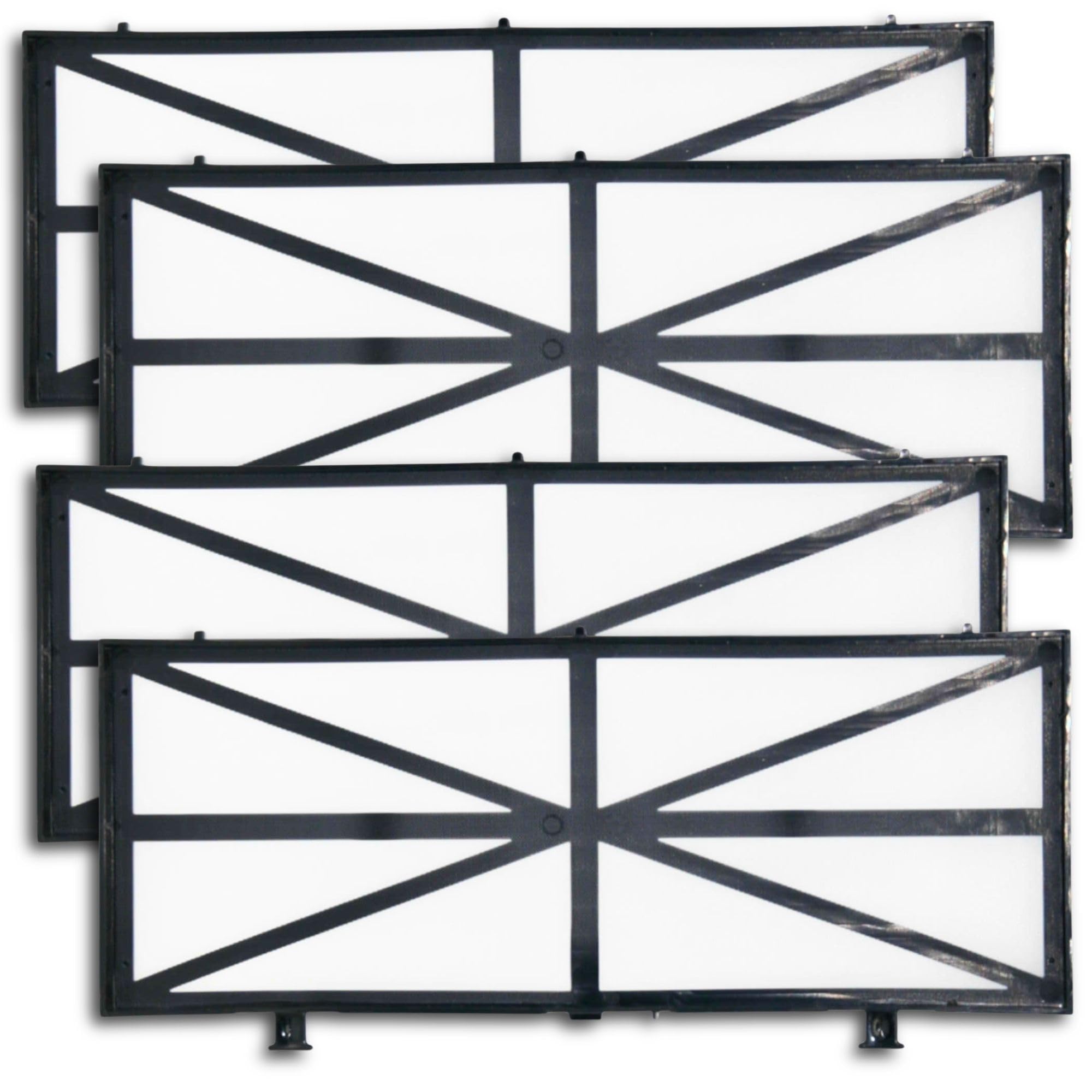 Photo 1 of Ganador Robotic Pool Cleaner Aftermarket Replacement Ultra-Fine Filter Panels - Compatible with Dolphin DX3 DX4 DX4S Supreme M3 Apollo Cleaners + More, Set of 4, Suits 9991407-R4