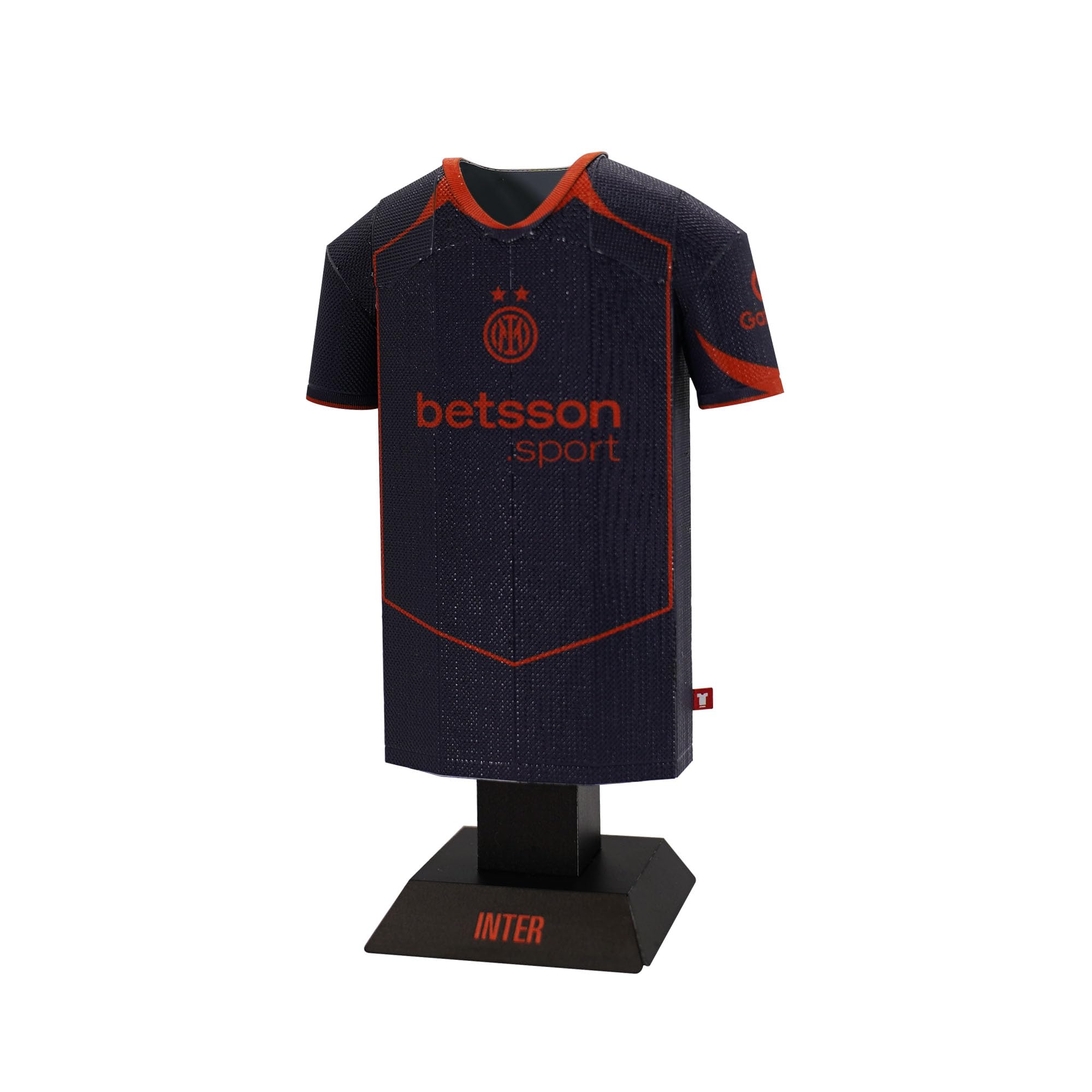 Inter Milan 25/26 Third Metal Football Shirt, Officially Licensed Miniature Alloy Replica Jersey Collectible Display Gift