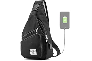 15.4" USB Sport Sling Backpack for Men