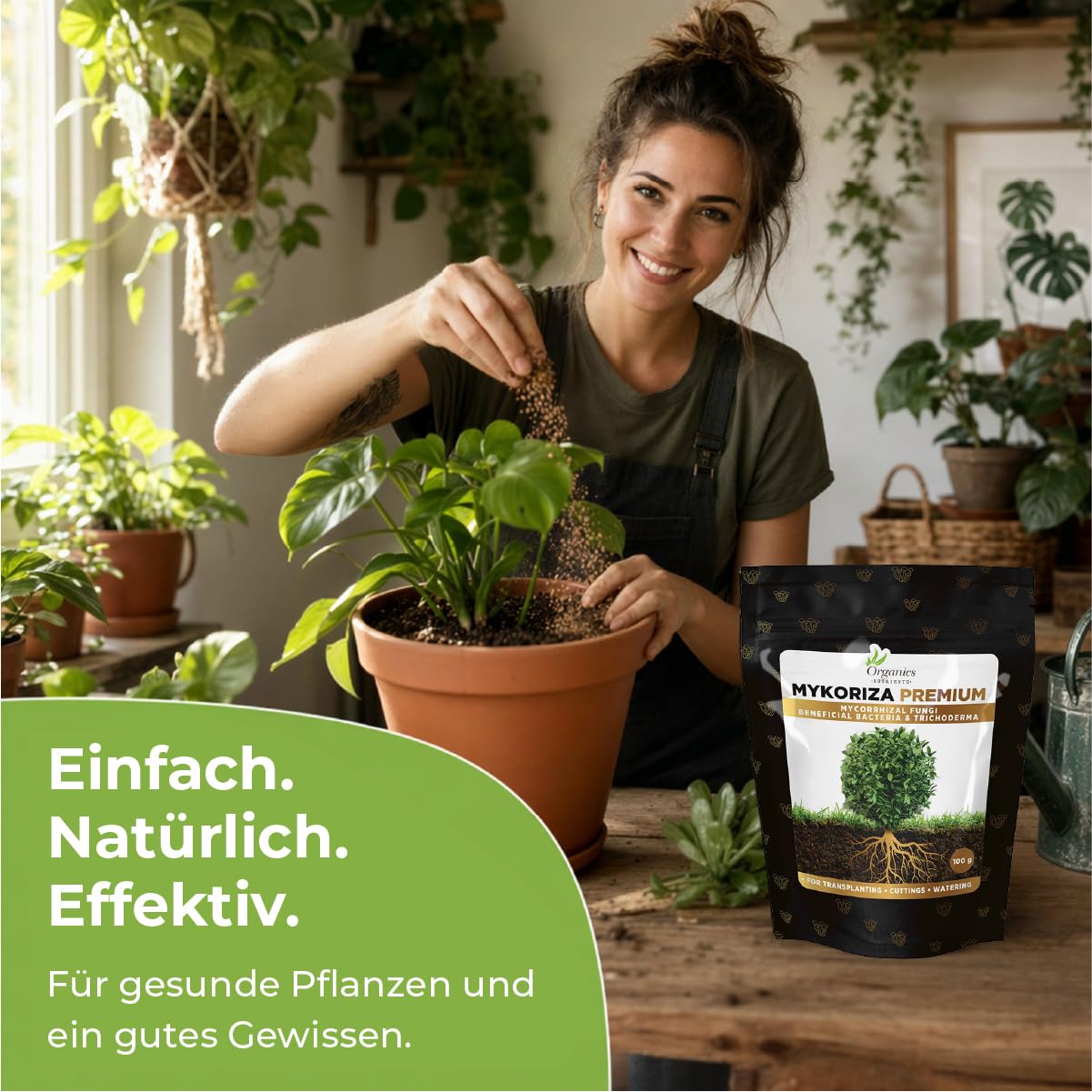 Mykoriza Premium, Organic endo&ecto mycorrhizae, 100g