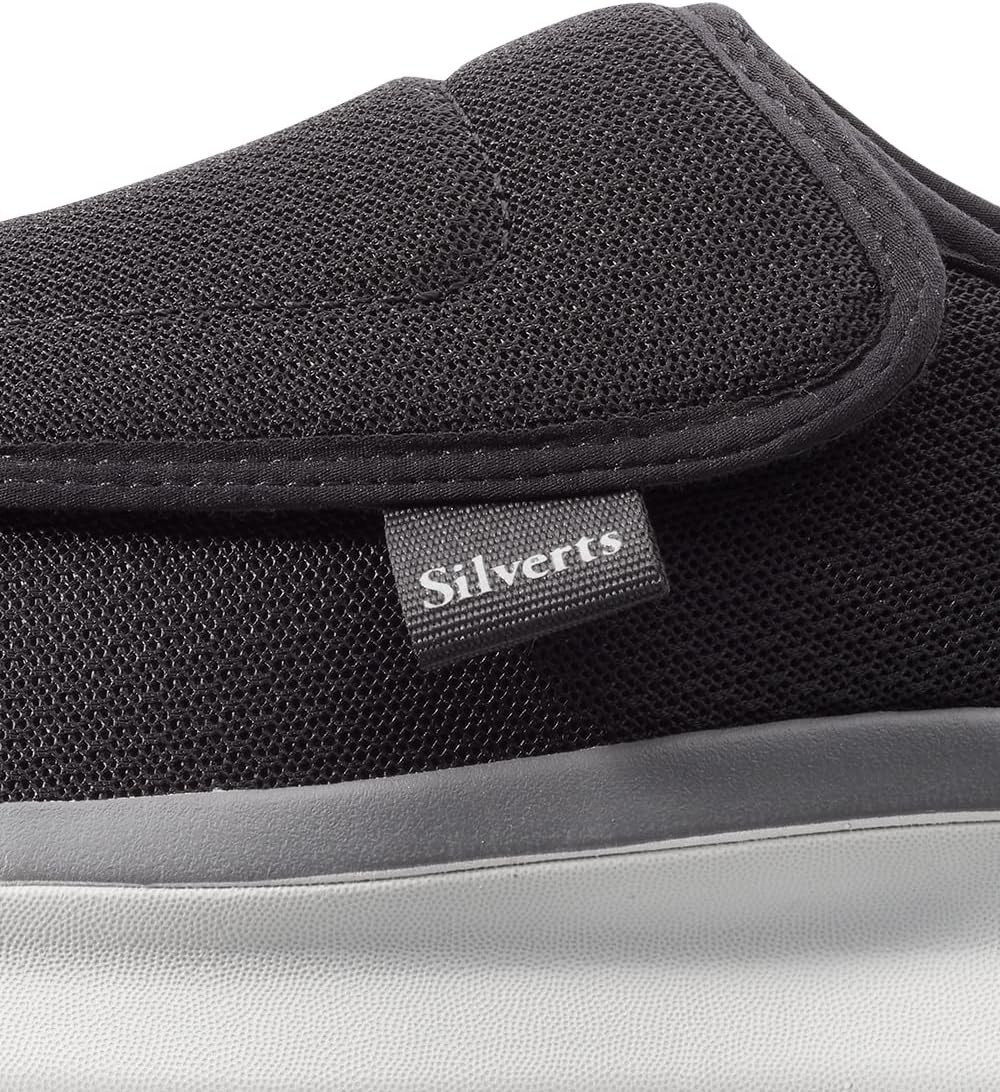 Silverts Men’s Comfort Shoes Easy Closure Adjustable Extra Wide Diabetic Shoes Non Slip Lightweight Walking