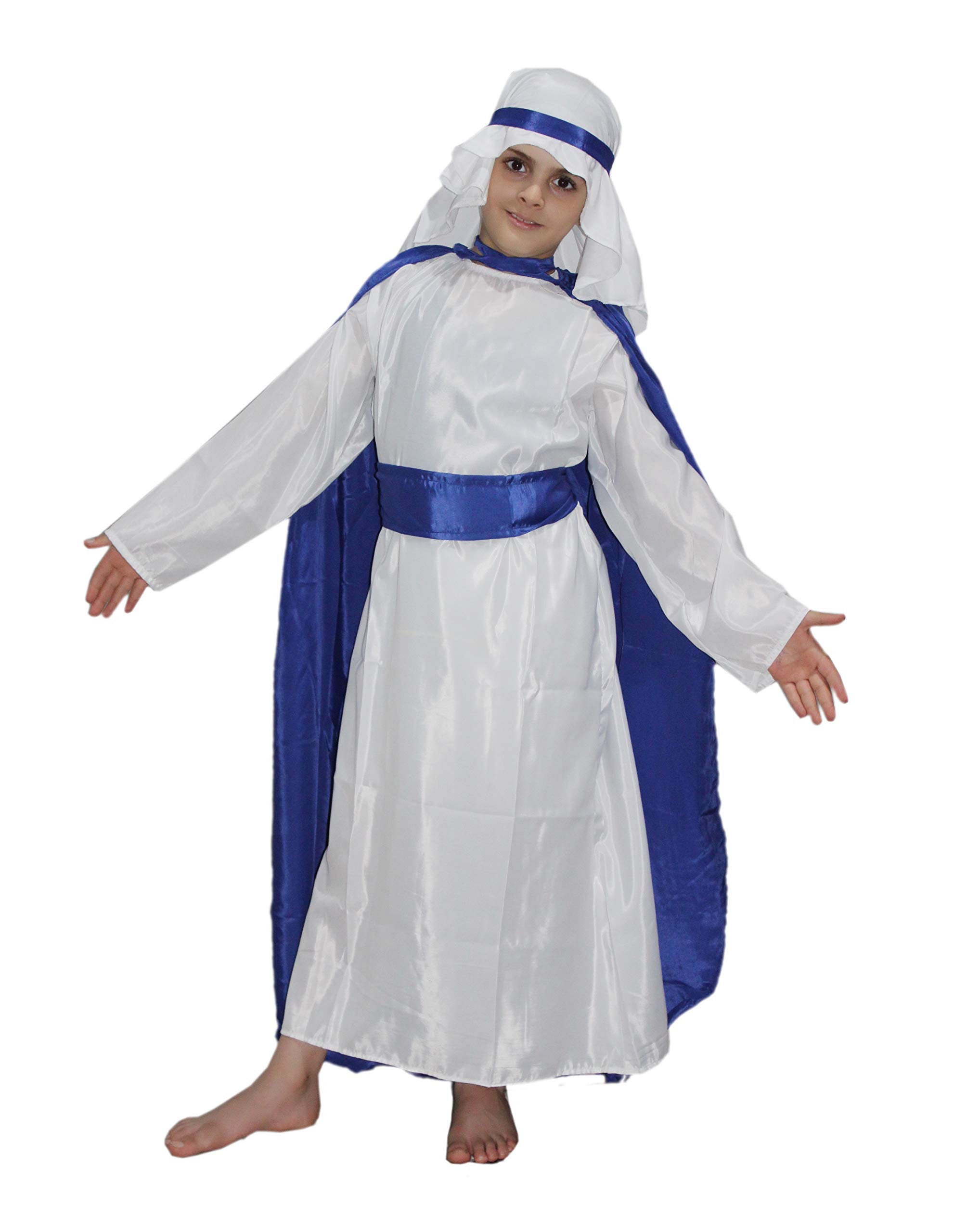 Kaku Fancy Dresses Christmas Costumes For Kids, Nativity Set for Boys  Girls, Christmas Theme Dress Elves, Mother Merry, Shepherd, Wise Men,  Priest