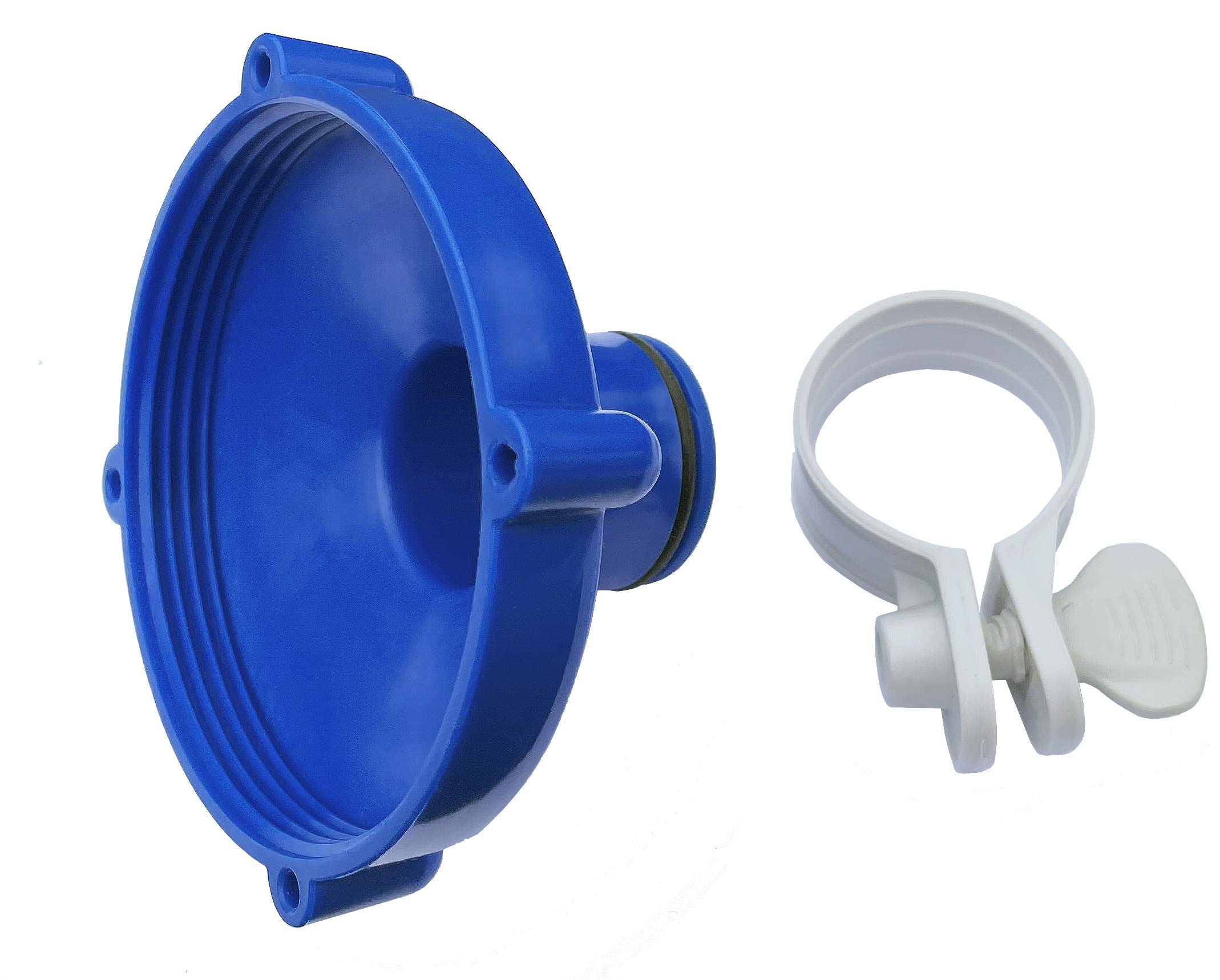 Adapter do węża basenowego w instalacji filtrującej do basenów Quick-up firmy Intex i Bestway (Ø 80 mm do Ø 32 mm) z zaciskiem do węża