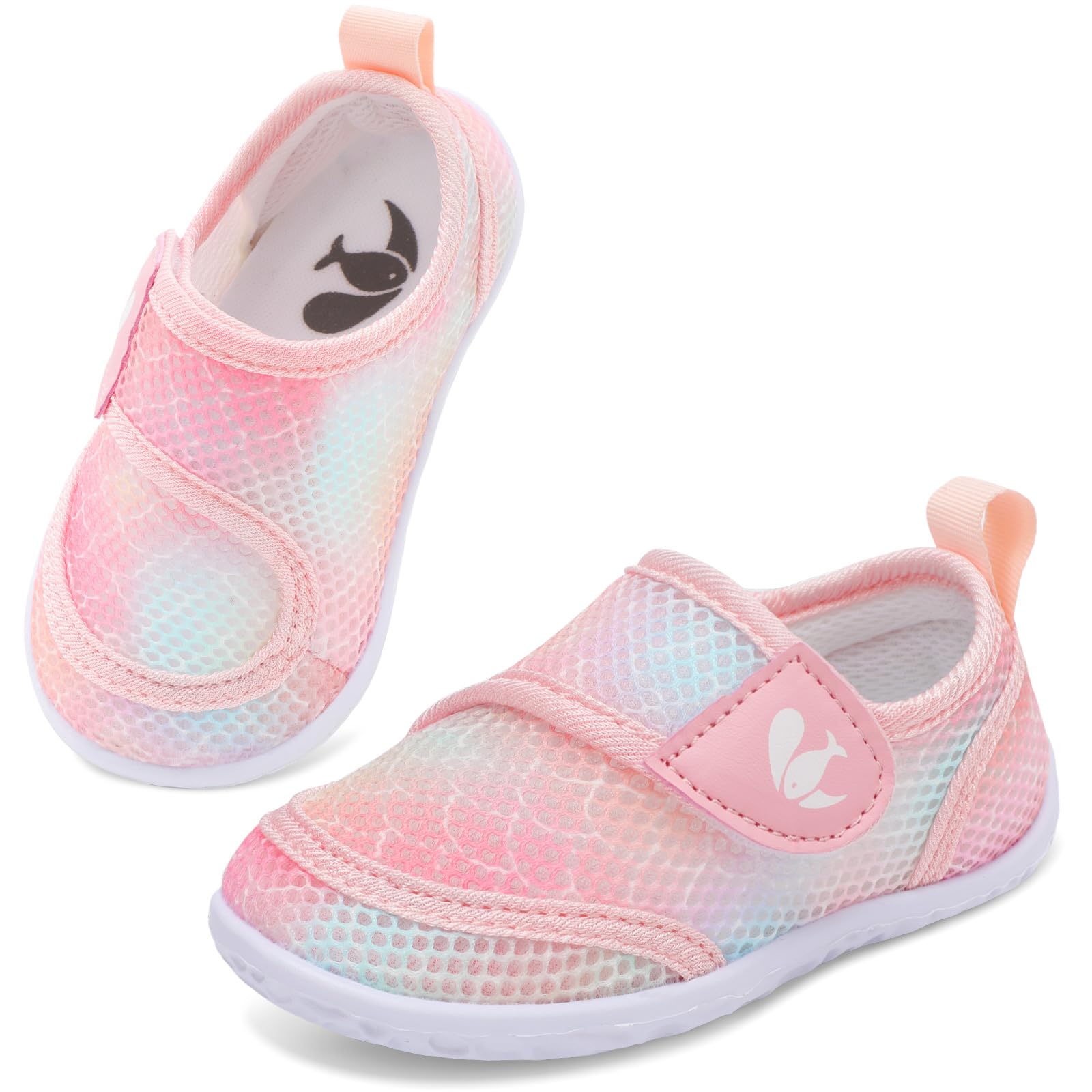 FEETCITY Toddler Water Shoes Boys Girls Swim Shoes Quick Dry Kids Aqua Socks Barefoot for Beach Swimming Pool