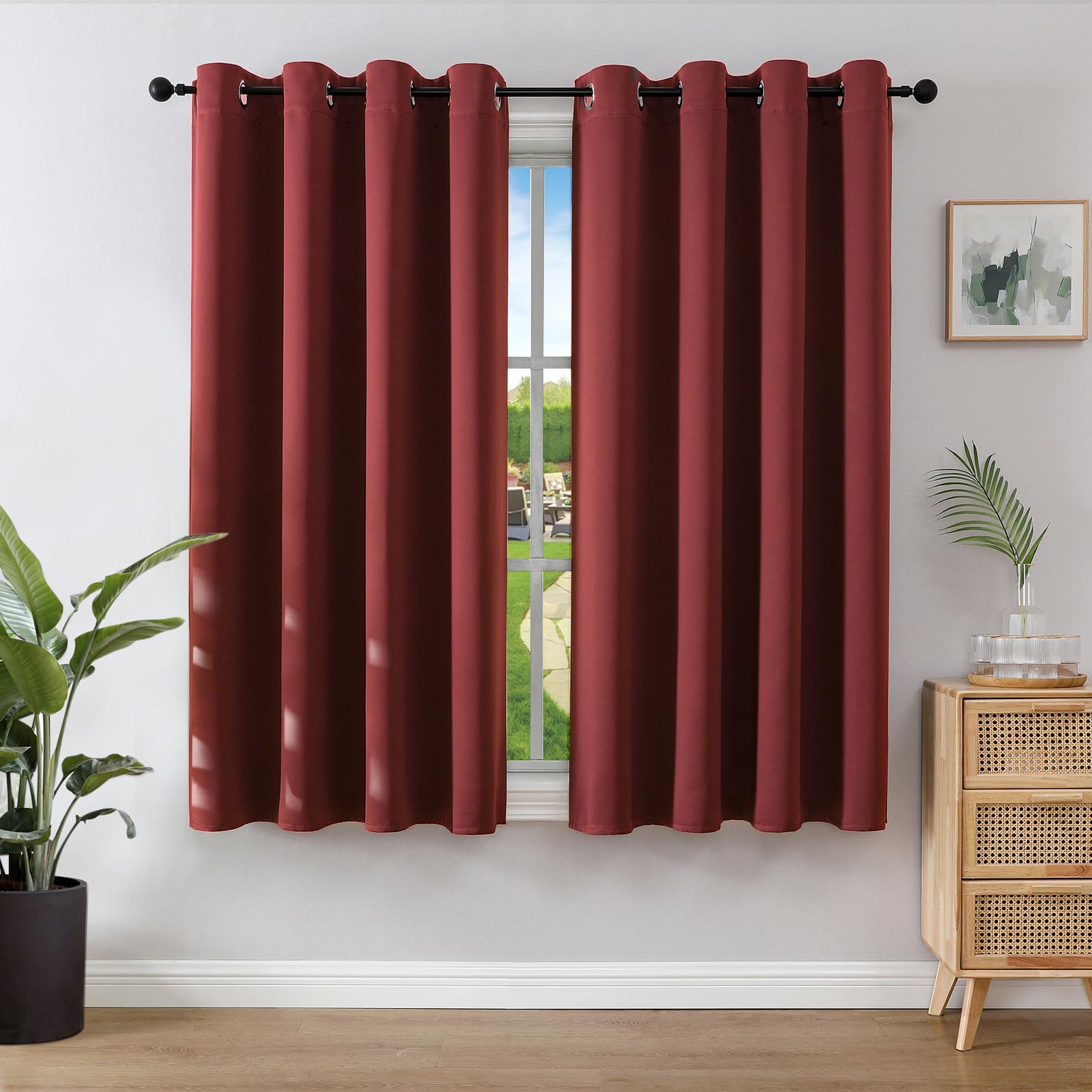 Joydeco Blackout Curtains for Bedroom 46 x 54 Inch