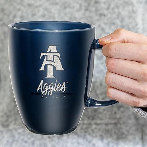 Vista 465 de Rico Industries NCAA - Taza de cerámica con grabado láser, 18 onzas, café y té