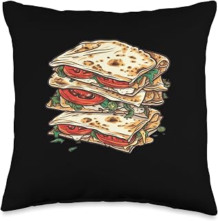 Quesadillas Design Throw Pillow