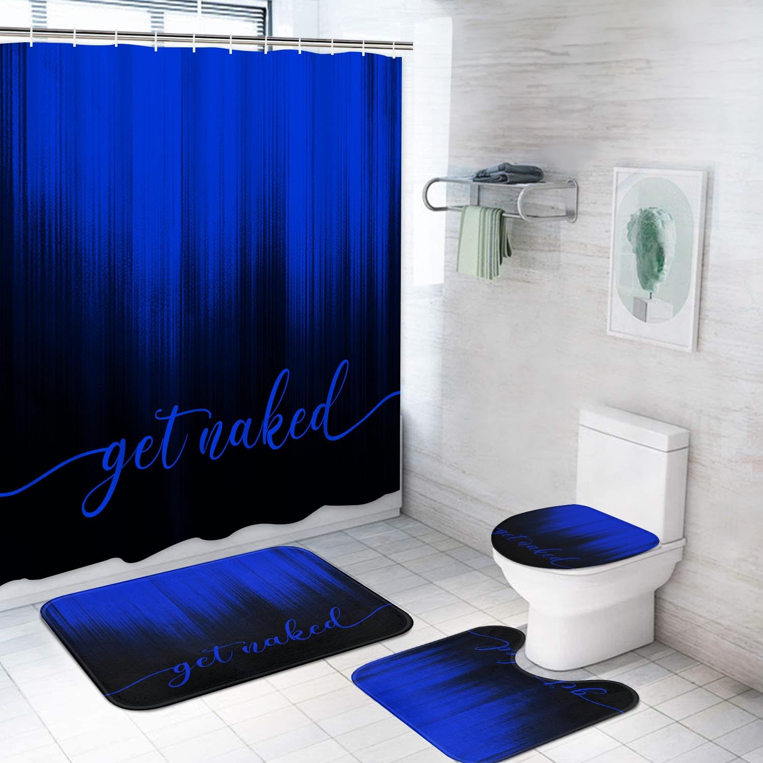 Rideau de douche et tapis ArtSocket pour créer un espace bien-être moderne