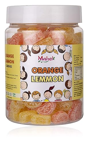 Orange Lemon Candy 350g - Natural Mouth Freshener Mukhwas