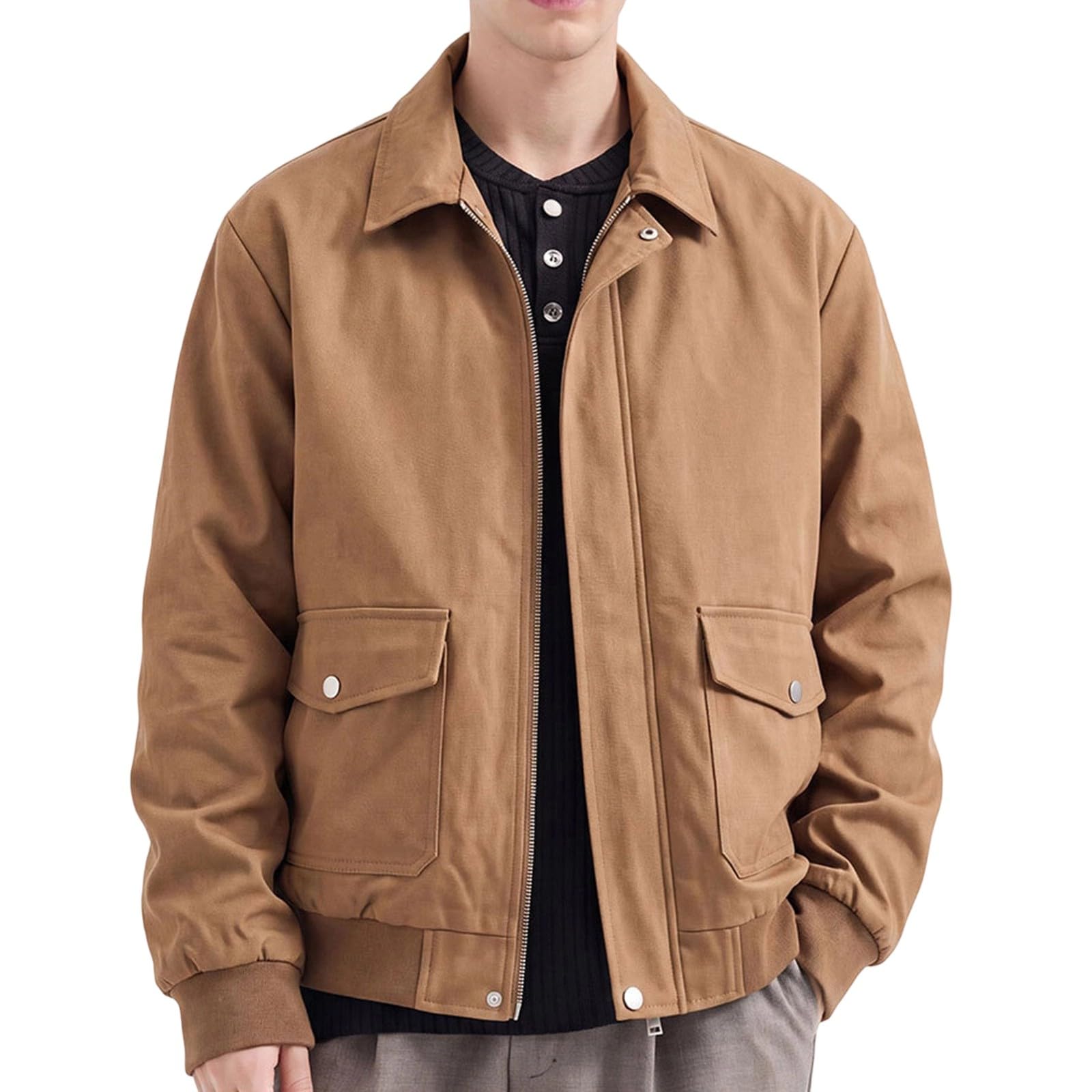 Bomberjacke Herren übergangsjacke Blouson Jacke Cargo Herrenjacke Strickjacke Baseballjacke Freizeitjacke Herbstjacke