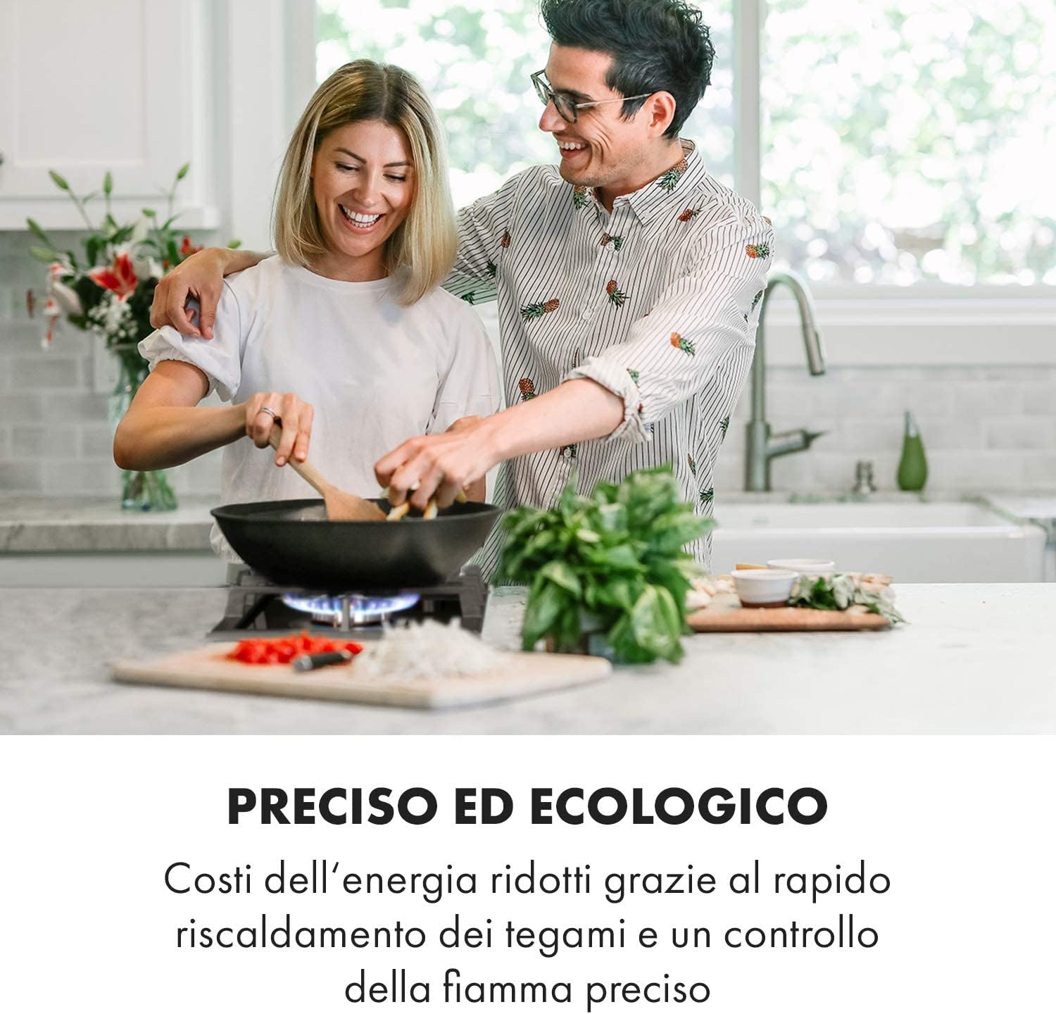 Klarstein Piano Cottura 2 Fuochi Gas, Piano Cottura a Gas Integrato 4.2kW, Piano Cottura 2 Fuochi Gas Incasso in Acciao Inox, Piano Cottura 2 Fuochi Gas con Coperchio, Piano Cottura a Gas 2 Fuochi Klarstein Piano Cottura 2 Fuochi Gas, Piano Cottura a Gas Integrato 4.2kW, Piano Cottura 2 Fuochi Gas Incasso in Acciao Inox, Piano Cottura 2 Fuochi Gas con Coperchio, Piano Cottura a Gas 2 Fuochi