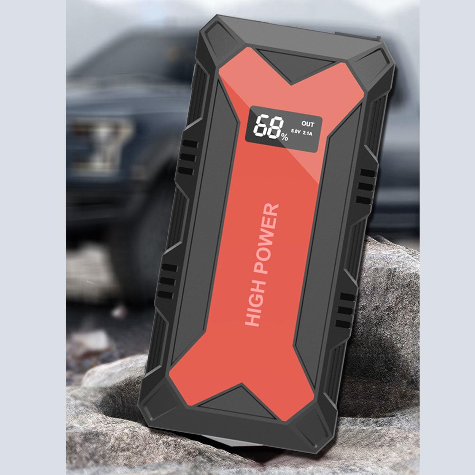 Arrancador de Batería, Arrancador de Batería Portátil, 30000 MAh, Retardante de Llama, Batería Automática, Paquete de Energía, Paquete de Energía para Automóvil, Paquete de