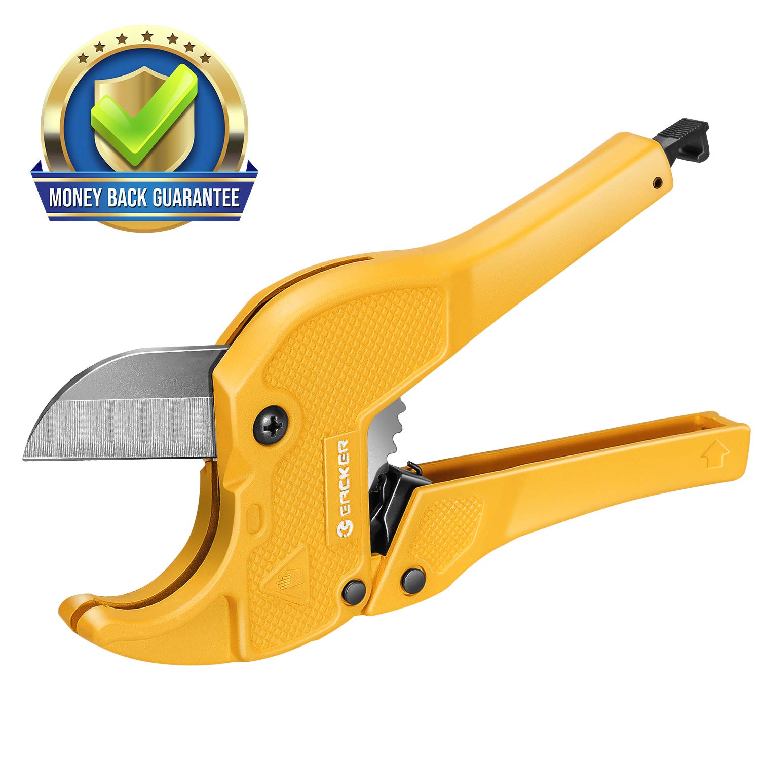 Pipe and Tube Cutter, Ratcheting Hose Cutter Onehand Fast Pipe Cutting