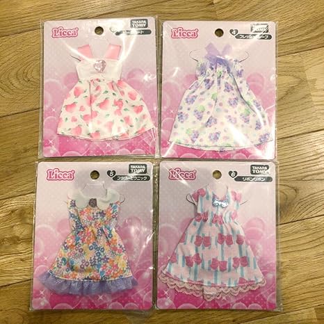 Amazon Co Jp リカちゃん ハッピー ワンピース コレクション セット ピーチハート リボン Hobbies